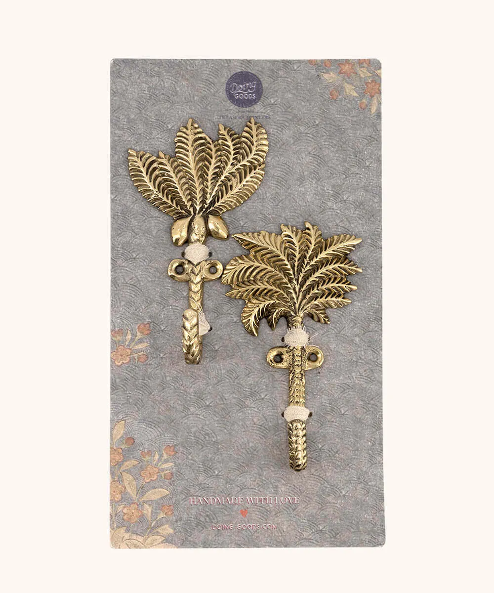 Doing Goods Devi Palmtree Wandhaken Palme Set