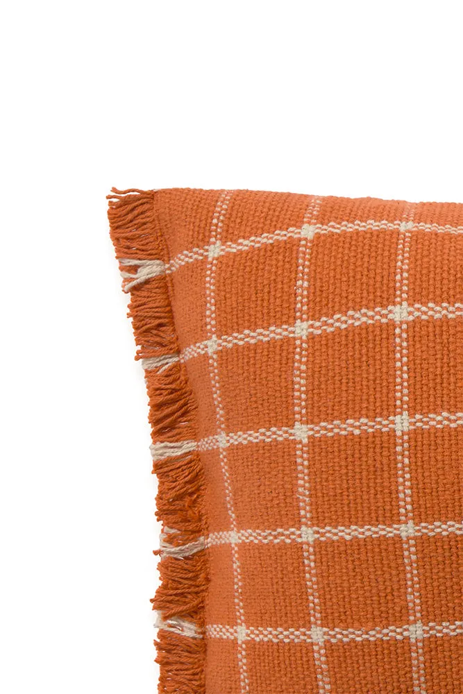 Lorena Canals Geo Block Kissen 50x30 cm terracotta