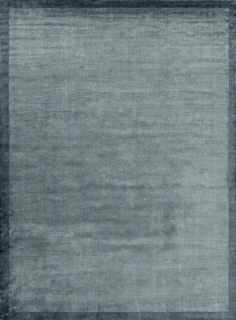 Amini Atmosphere Teppich 300x200cm Viskose sky grey