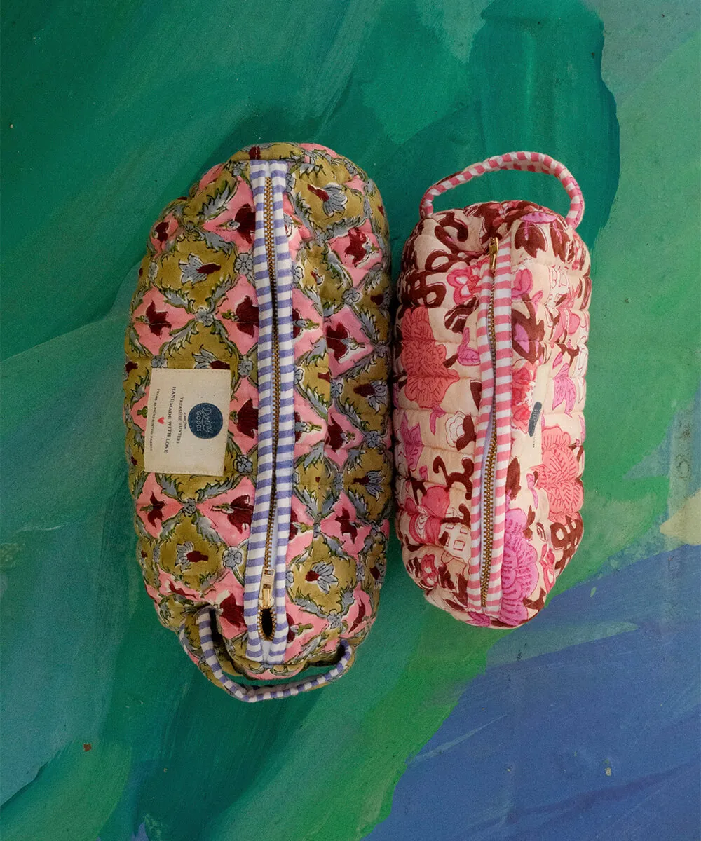 Doing Goods Molly Grande Kosmetiktasche Baumwolle Groß Bunt