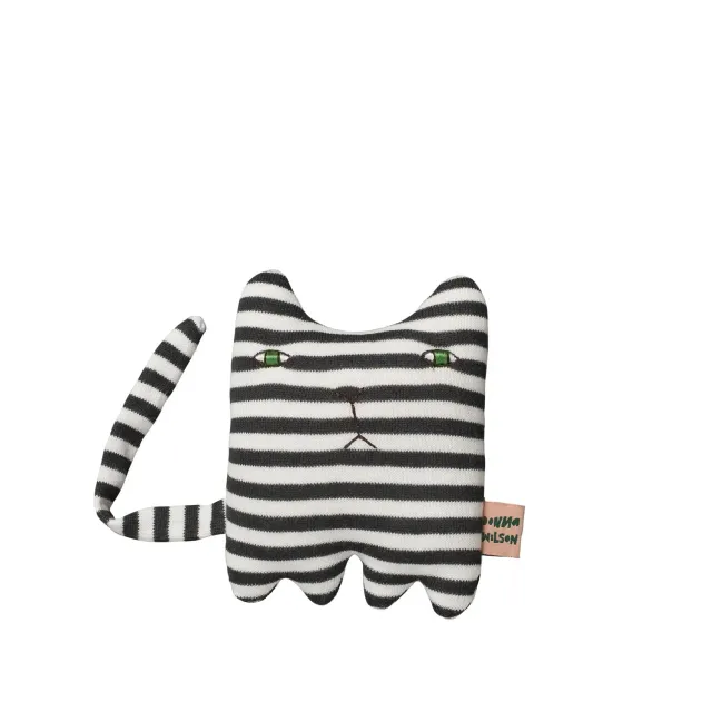 Donna Wilson Wee Ones Mono Kitten Kuscheltier 13x18cm