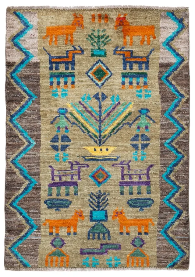 Amini Taimany 8286173 Teppich 113x78 Handgeknüpft