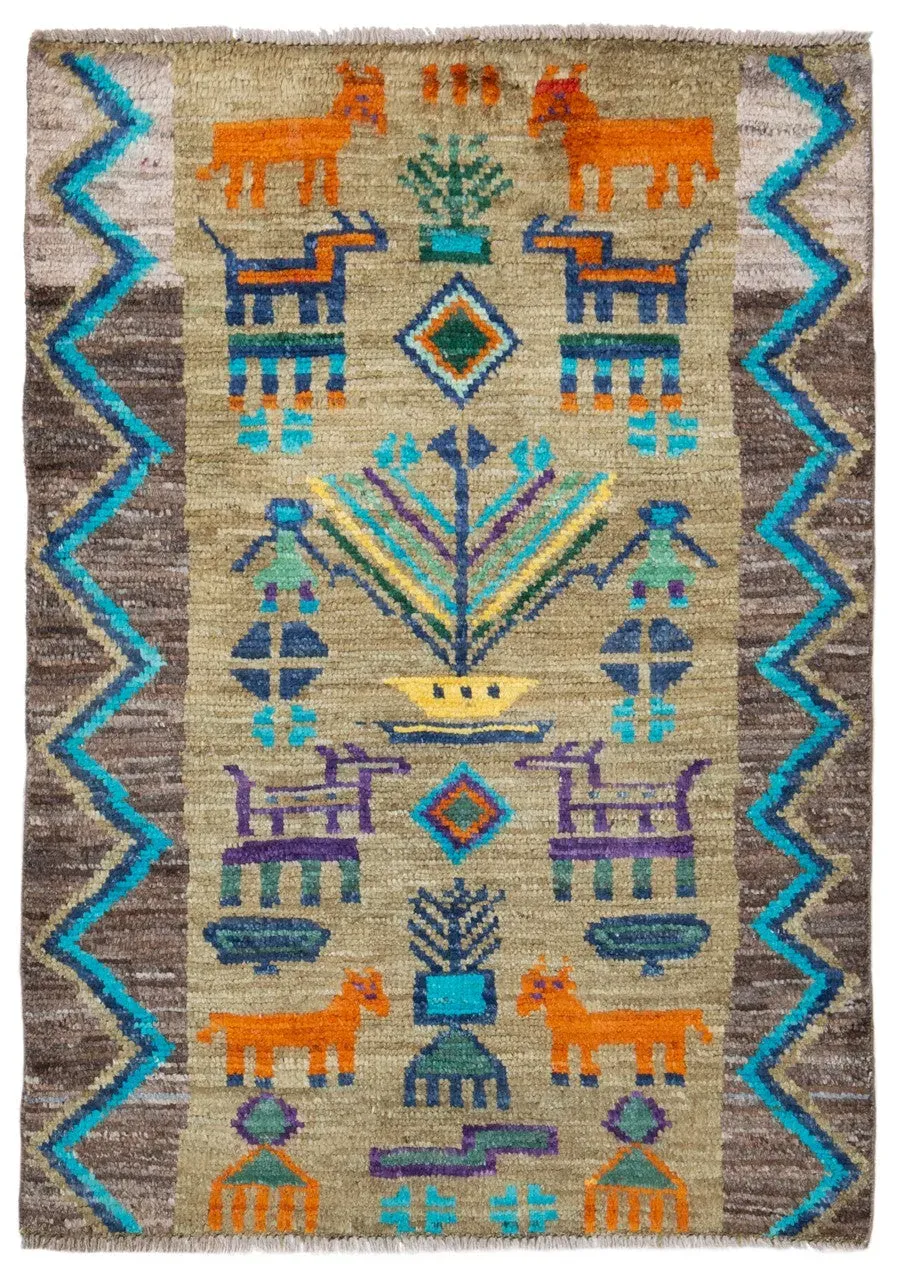 Amini Taimany 8286173 Teppich 113x78 Handgeknüpft