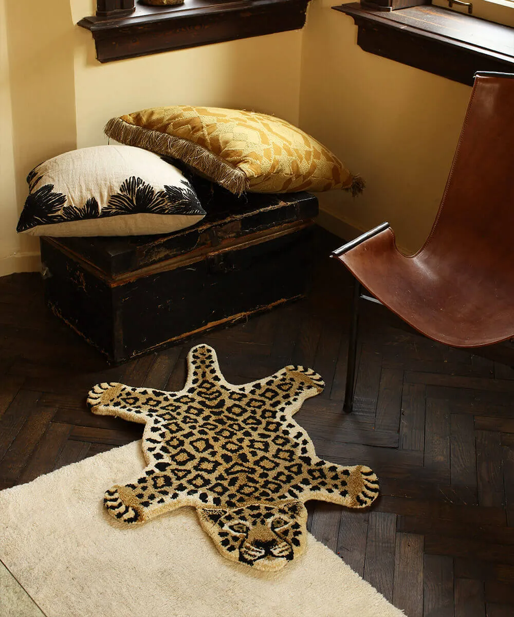 Doing Goods Loony Leopard Teppich Small Wolle