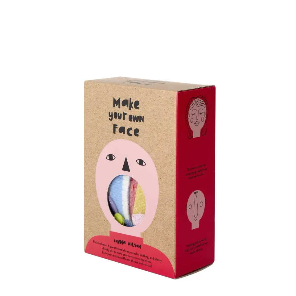 Donna Wilson Make Your Own Face Bastelset Lammwolle ab 3+