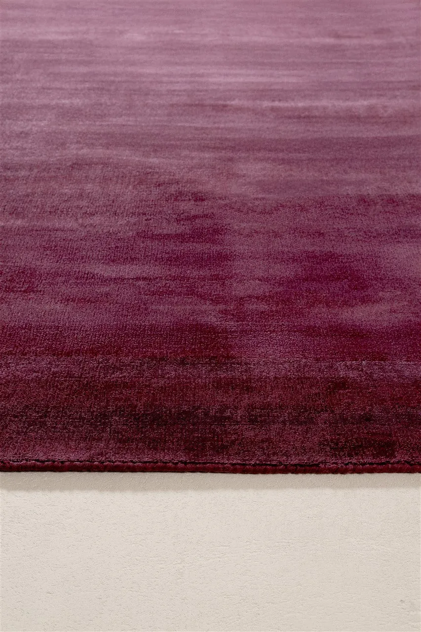 Amini Grace Mustard Teppich 200x300 Wolle Seide meliert