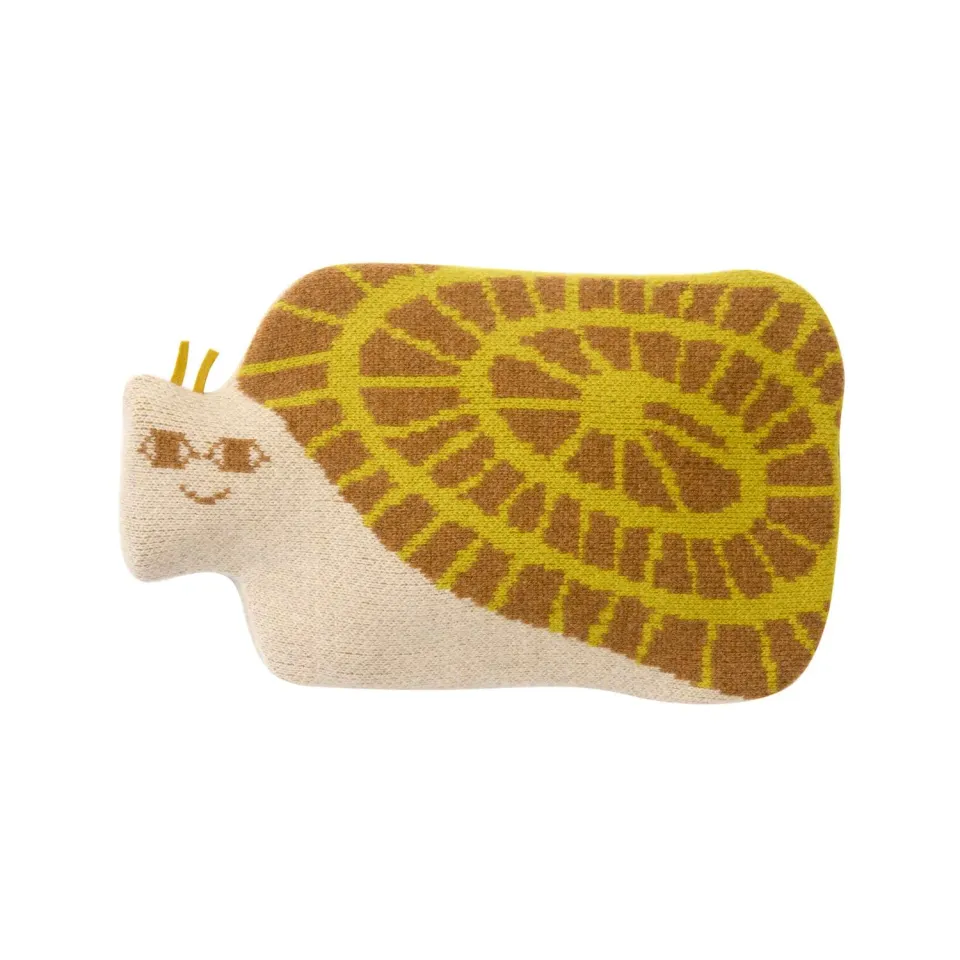Donna Wilson Snail Wärmflasche Lambswool Bezug
