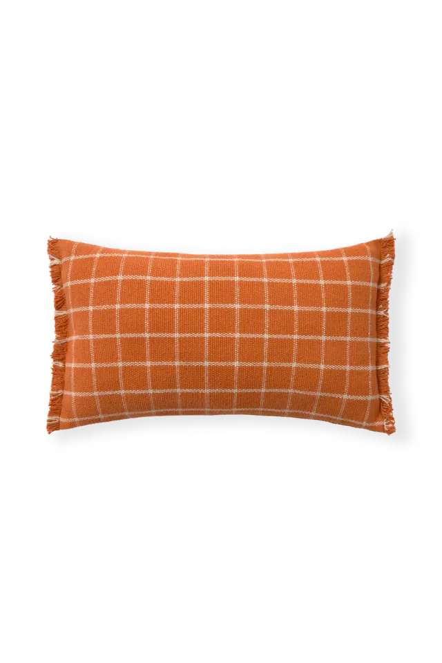 Lorena Canals Geo Block Kissen 50x30 cm terracotta