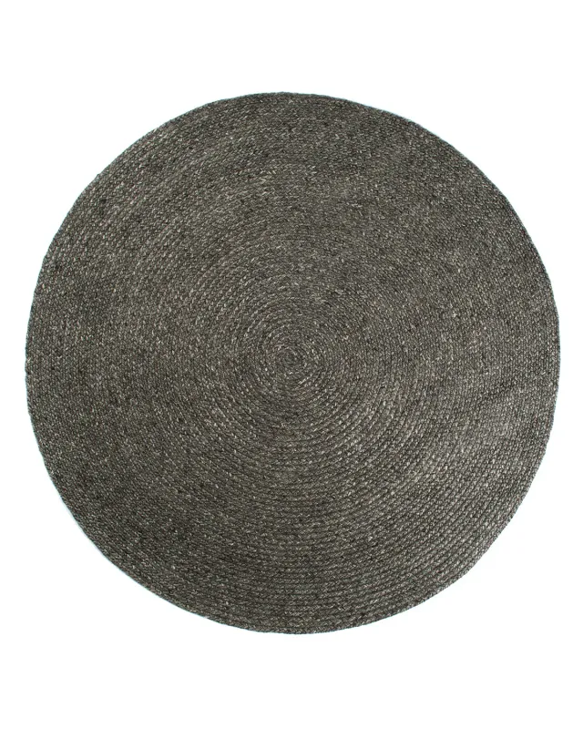 HC Interior Rugs Stavanger 3300-033 Teppich Dunkelgrau Ø200