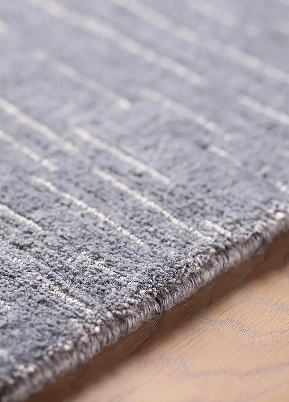 Amini Shiver Teppich 240x170 Grey Viskose