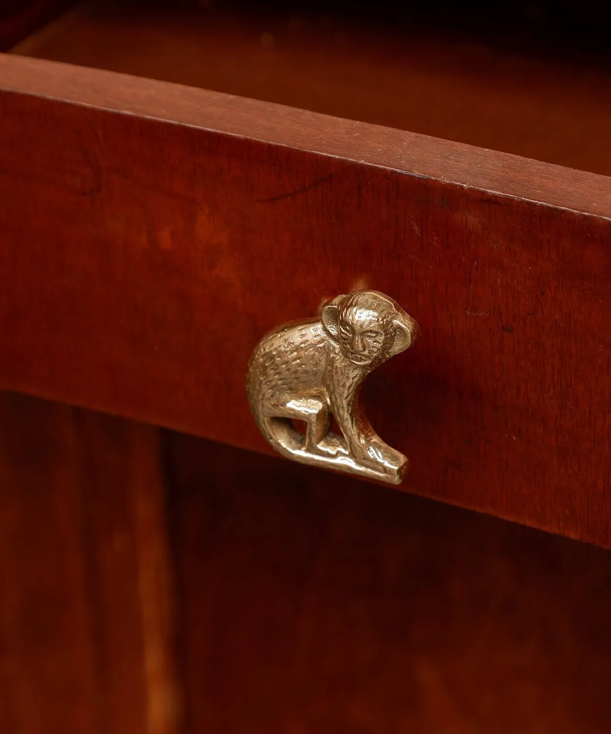 Doing Goods Peppin Möbelknopf Monkey Left Messing