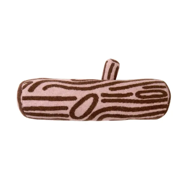 Donna Wilson Log Bodenkissen 72cm Lammwolle braun