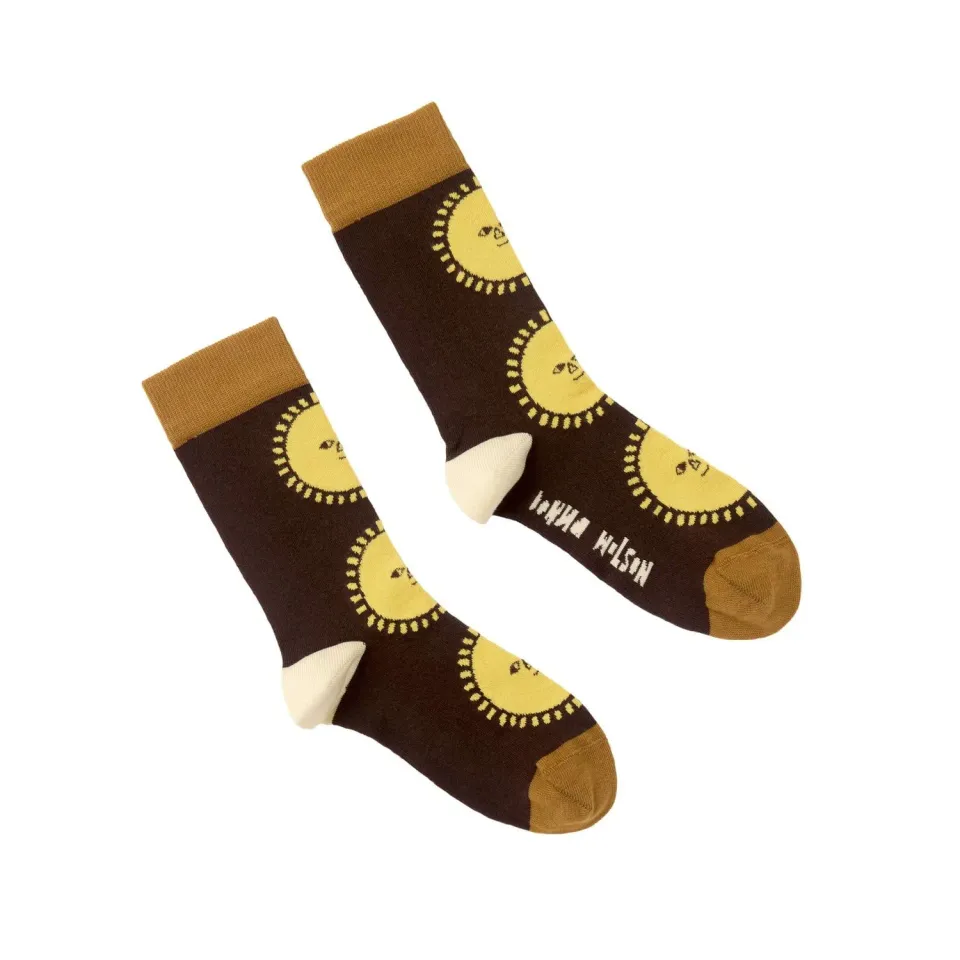 Donna Wilson Sunshine Socken Bio-Baumwolle Sonne
