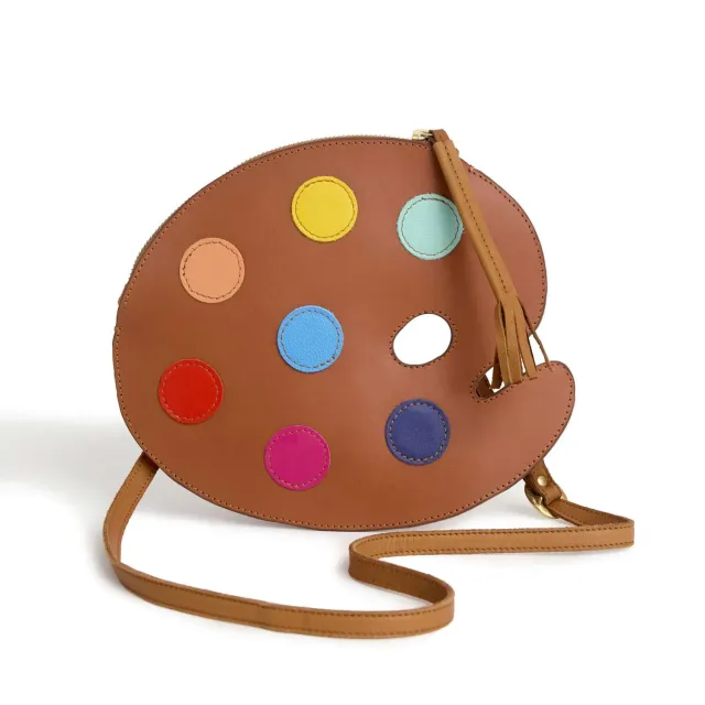 Donna Wilson Paint Palette Ledertasche Clutch 26x21cm Leder