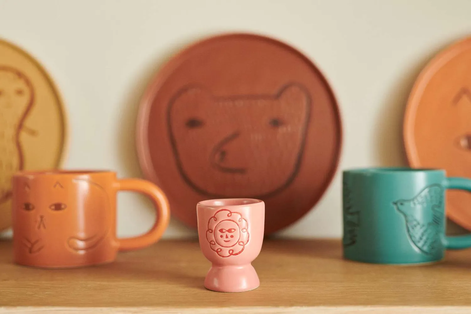 Donna Wilson Flower Egg Cup Eierbecher Steingut