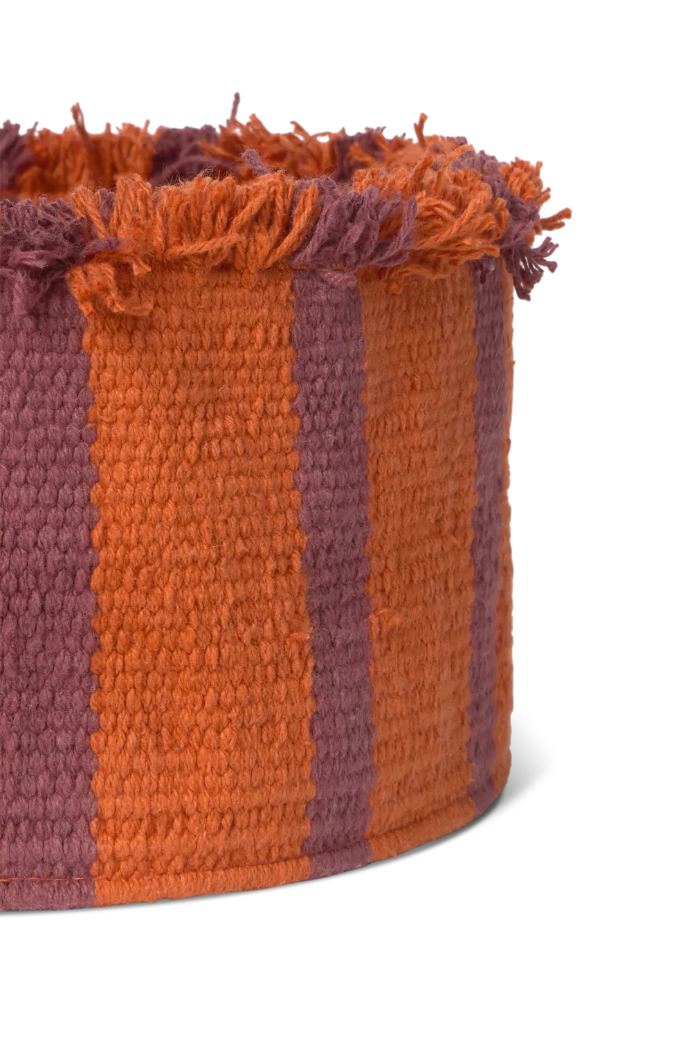 Lorena Canals Korb Klein Terracotta 20x10cm mit Fransen