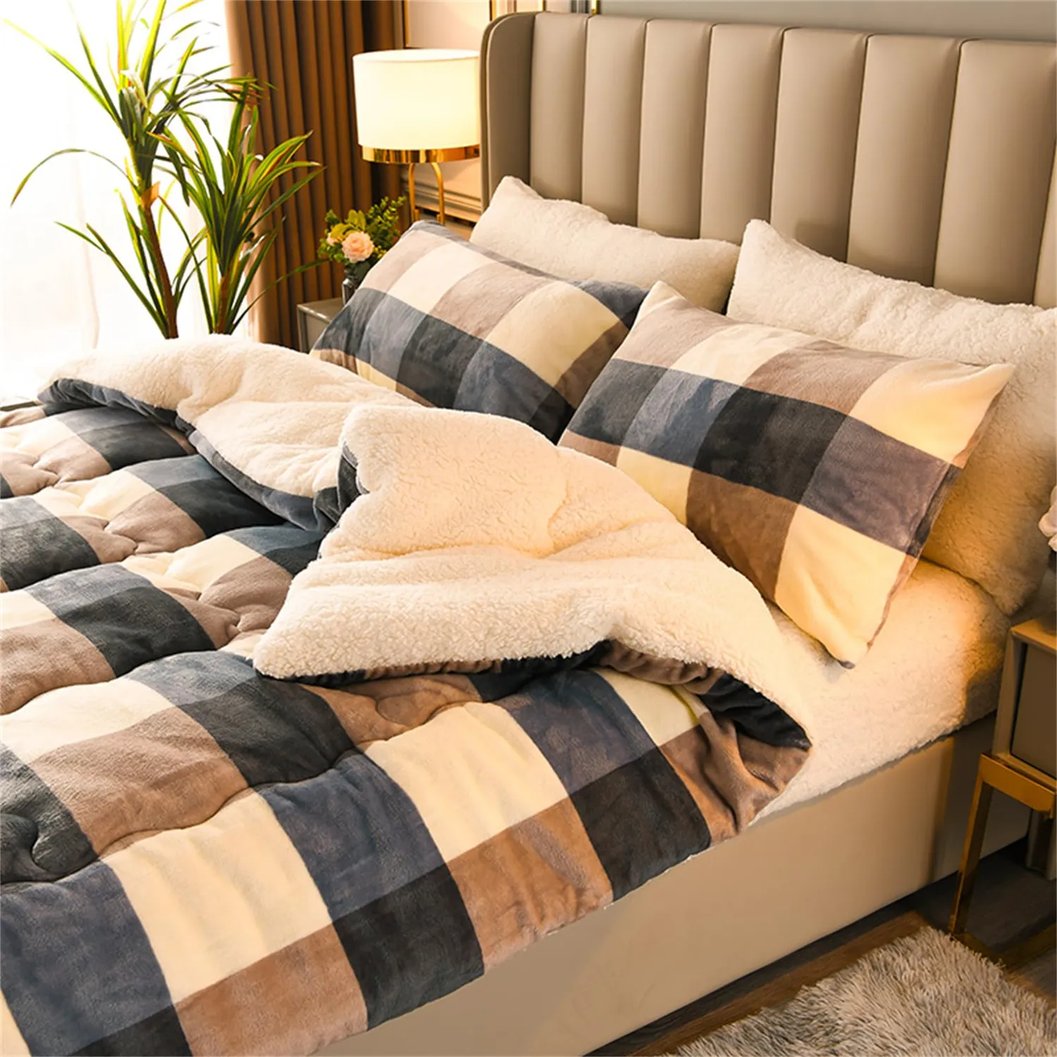 HonunGron Bettdecke Winter 150x200cm 2,5kg Plaid extra warm