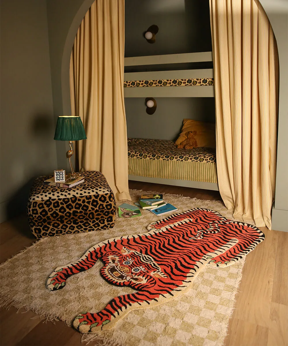 Doing Goods Santana Tiger Heritage Teppich Wolle