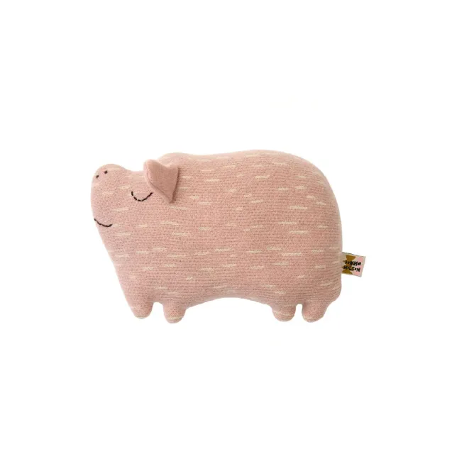 Donna Wilson Patti Pig Kuscheltier Lambswool 28x22cm rosa