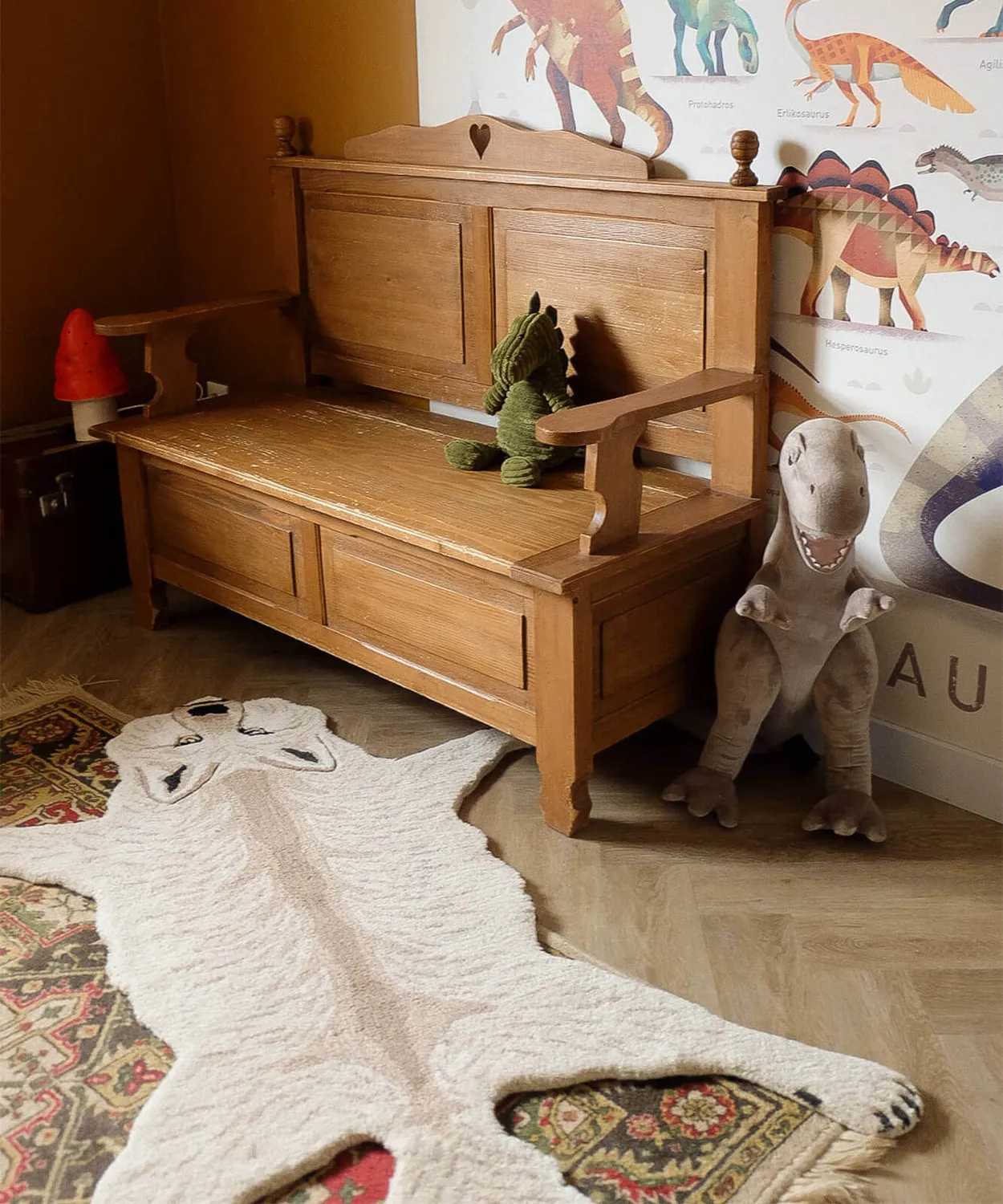Doing Goods Woozy Wolf Teppich Large Wolle