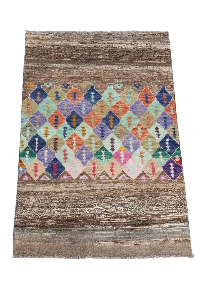 Amini Taimany 8286356 Teppich 141x88 handgeknüpft
