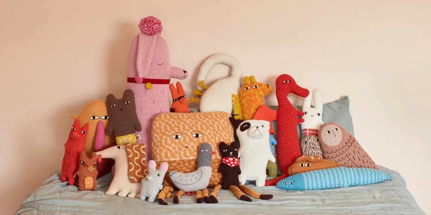 Donna Wilson Patsy Poodle Kuscheltier 95x32 Lambswool
