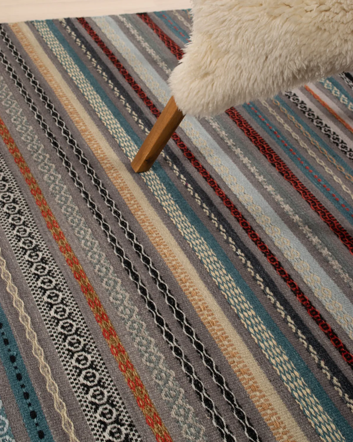 HC Interior Rugs Denver 5900-080 Kelim Multi 140x200 Fransen