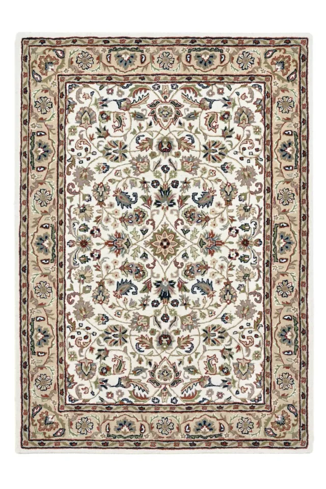 THEKO Royal Orient Teppich 40x60 cm Beige Schurwolle
