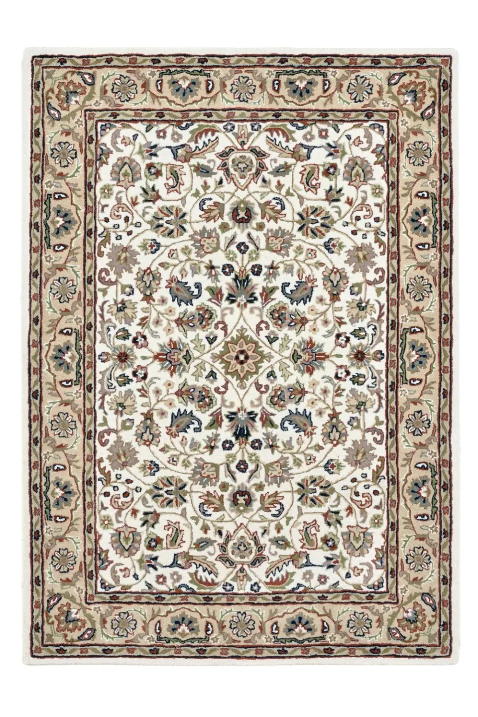 THEKO Royal Orient Teppich 40x60 cm Beige Schurwolle