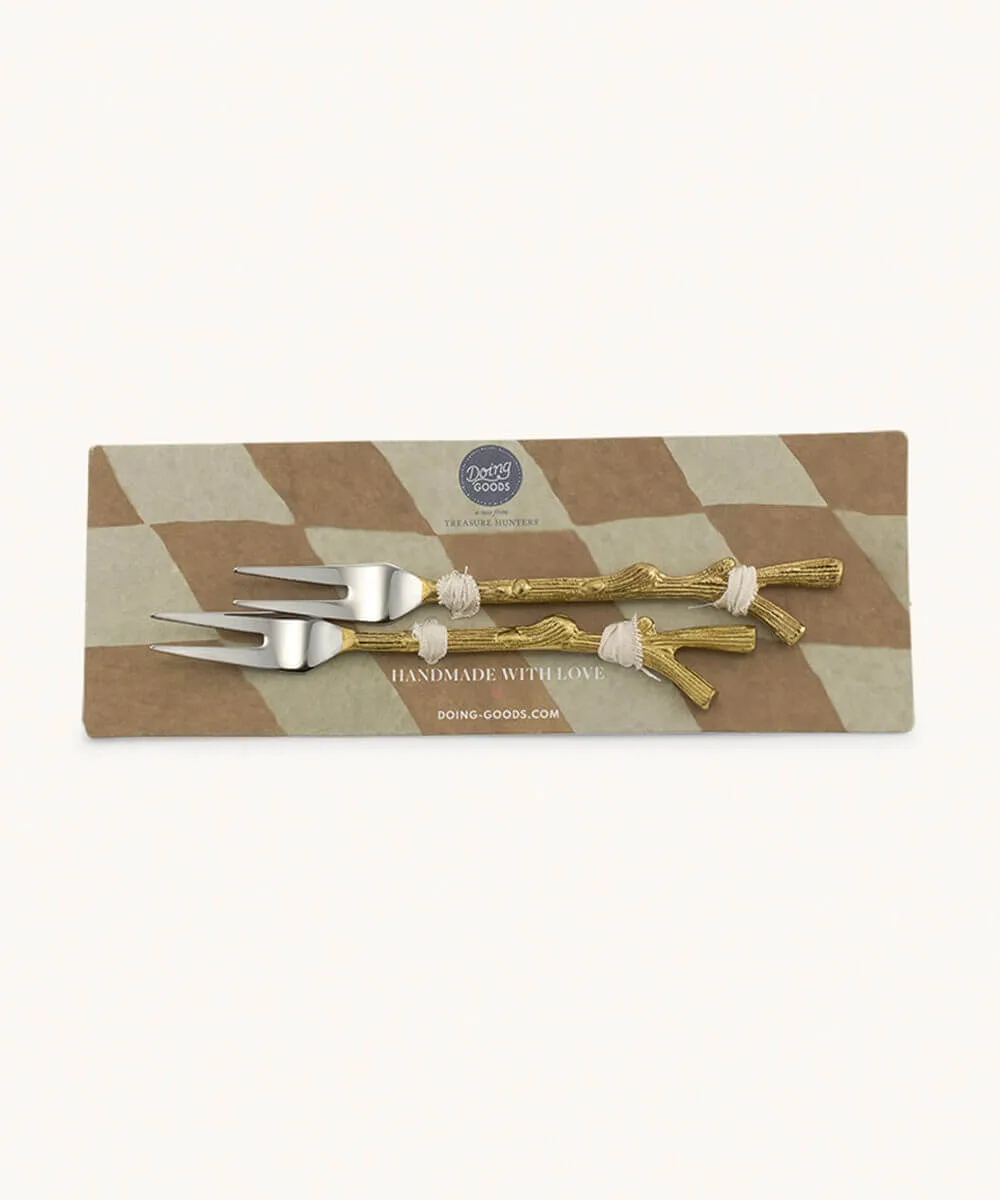 Doing Goods Twiggy Besteckset Käse Charcuterie Handgemacht