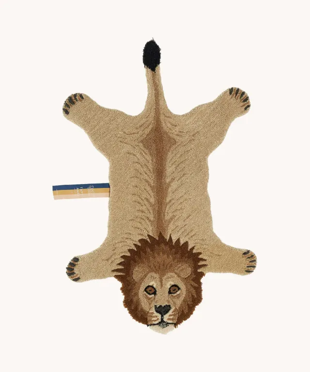 Doing Goods Moody Lion Small Teppich Wolle 100%